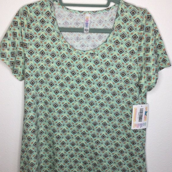 LuLaRoe Tops - lularoe classic t medium Abstract Boxes Diamonds B